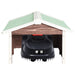 Robotic Lawn Mower Garage 72x87x50 Cm Mocca and White