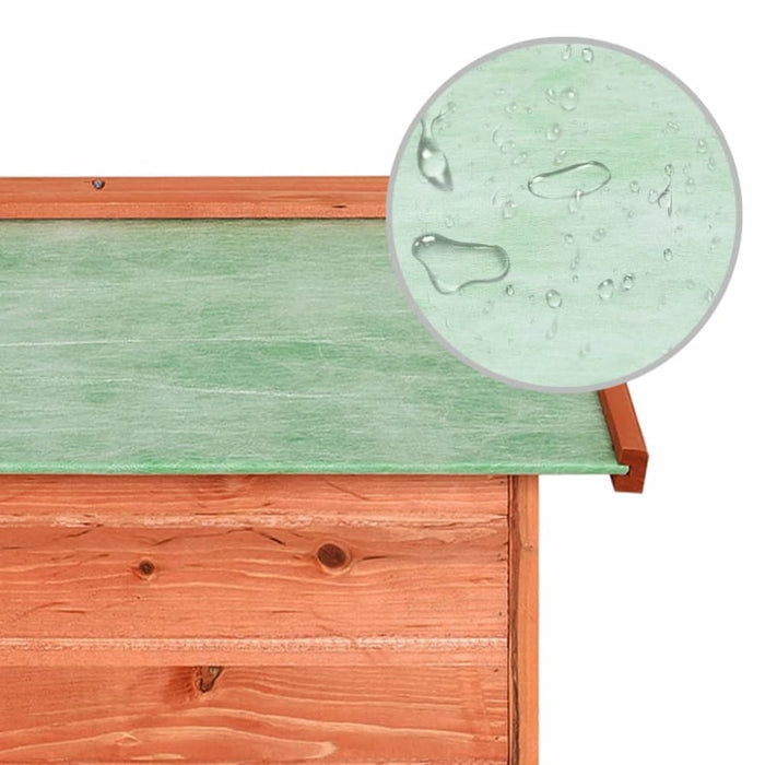 Robotic Lawn Mower Garage 72x87x50 Cm Solid Firwood Oibnin