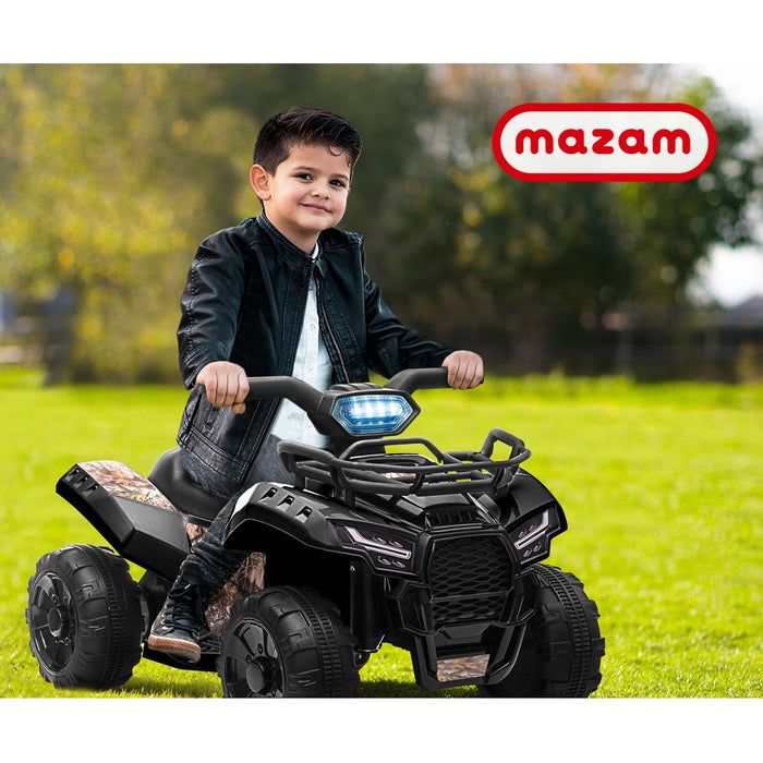 Ride On Car Electric Atv Bike Vehicle For Toddlers Kids Rechargeable Black