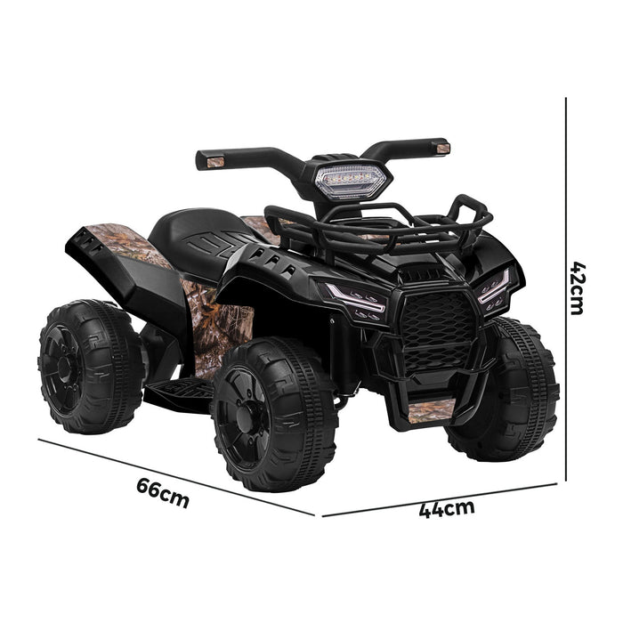 Ride On Car Electric Atv Bike Vehicle For Toddlers Kids Rechargeable Black