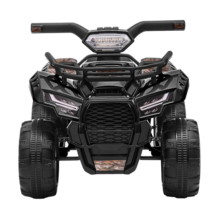 Ride On Car Electric Atv Bike Vehicle For Toddlers Kids Rechargeable Black