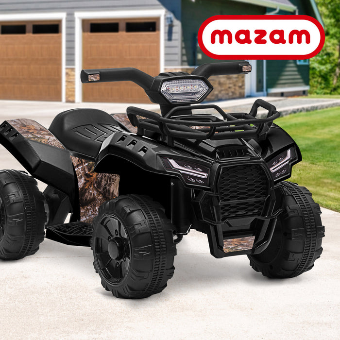 Ride On Car Electric Atv Bike Vehicle For Toddlers Kids Rechargeable Black