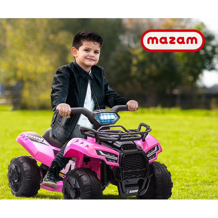 Ride On Car Electric Atv Bike Vehicle For Toddlers Kids Rechargeable Pink