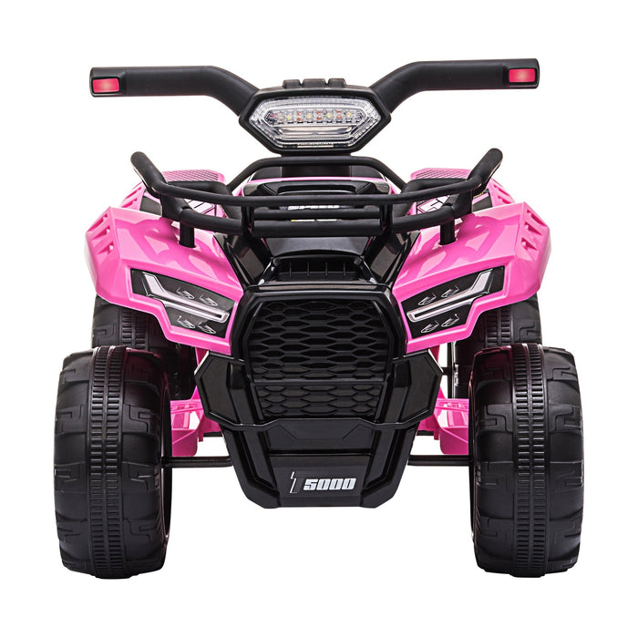 Ride On Car Electric Atv Bike Vehicle For Toddlers Kids Rechargeable Pink