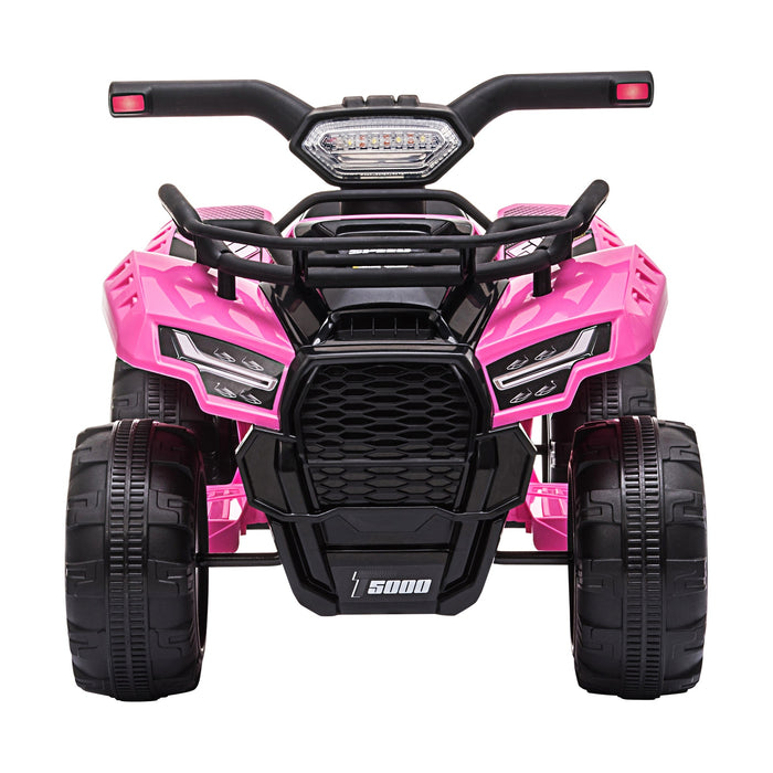 Ride On Car Electric Atv Bike Vehicle For Toddlers Kids Rechargeable Pink