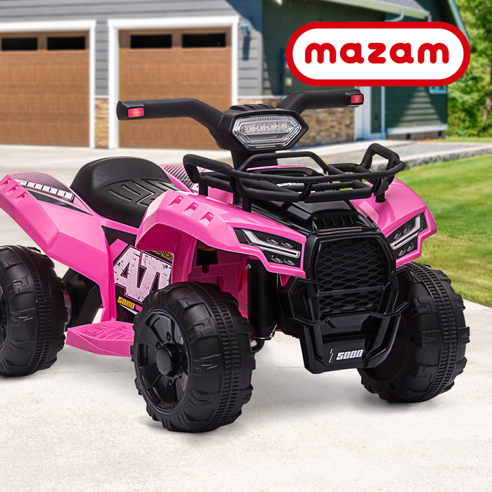 Ride On Car Electric Atv Bike Vehicle For Toddlers Kids Rechargeable Pink