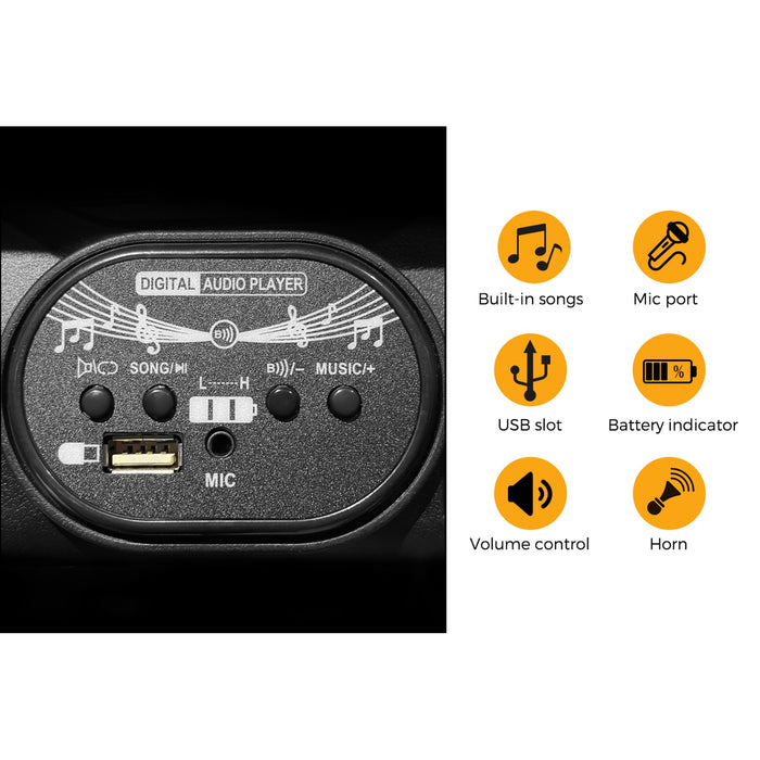 Kids Ride On Car Jeep 12V Electric Remote Control Toy Cars Gift Black Pink