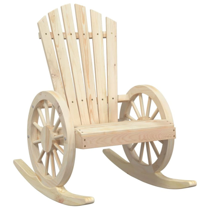 Rocking Adirondack Chair Solid Wood Fir Tlpbkt