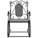 Rocking Bench 84 Cm Black Steel Tonntb