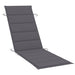 Rocking Sun Lounger With Cushion Solid Teak Wood Tbltttt