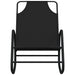 Rocking Sun Loungers 2 Pcs Black Steel and Textilene Tonoab