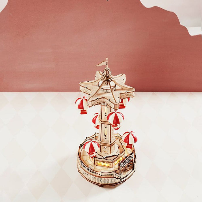 Rokr Parachute Tower Diy Music Box Moveable Magic Amusement