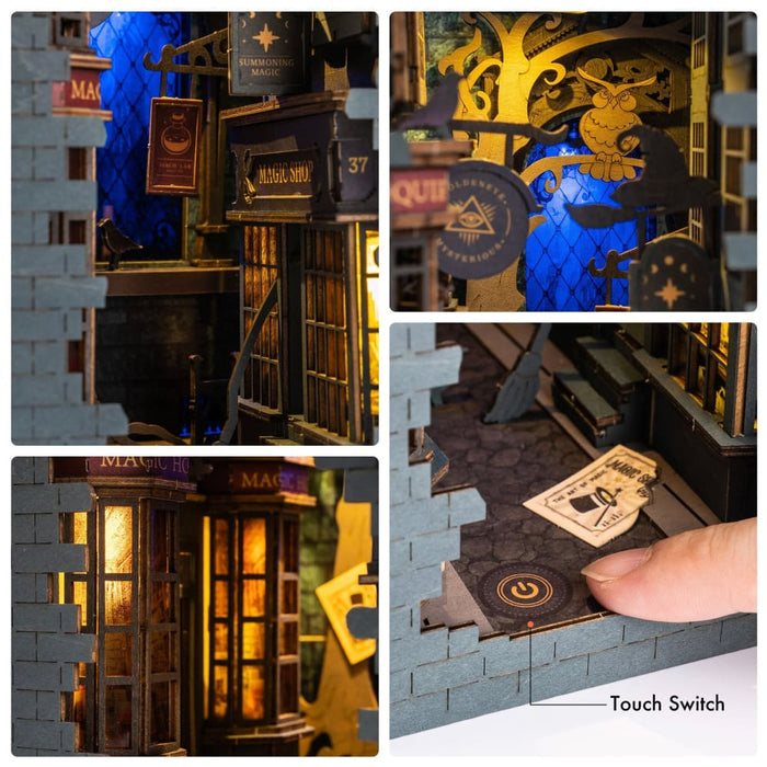 Rolife Book Nooks Series Stories in Books 4 Kinds Diy