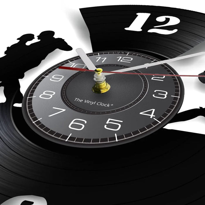 Romantic Ballroom Dancing Vinyl Record Wall Clock
