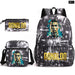 Ronaldo Printed School Bag Set Backpack Shoulder Pencil