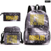 Ronaldo Printed School Bag Set Backpack Shoulder Pencil