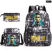 Ronaldo Printed School Bag Set Backpack Shoulder Pencil