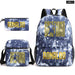 Ronaldo Printed School Bag Set Backpack Shoulder Pencil