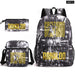 Ronaldo Printed School Bag Set Backpack Shoulder Pencil
