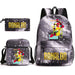 Ronaldo Printed School Bag Set Backpack Shoulder Pencil