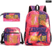 Ronaldo Printed School Bag Set Backpack Shoulder Pencil