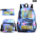 Ronaldo Printed School Bag Set Backpack Shoulder Pencil