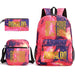 Ronaldo Printed School Bag Set Backpack Shoulder Pencil