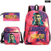 Ronaldo Printed School Bag Set Backpack Shoulder Pencil