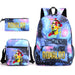 Ronaldo Printed School Bag Set Backpack Shoulder Pencil