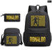 Ronaldo Printed School Bag Set Backpack Shoulder Pencil