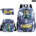 Ronaldo Printed School Bag Set Backpack Shoulder Pencil