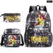 Ronaldo Printed School Bag Set Backpack Shoulder Pencil