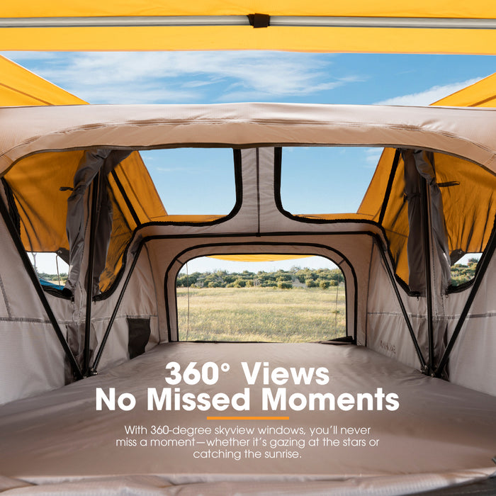 Alpine Roof Top Tent With Ladder Outdoor Camping Waterproof Car 4Wd 4X4