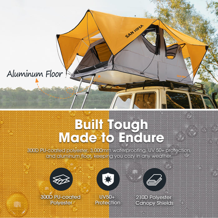 Alpine Roof Top Tent With Ladder Outdoor Camping Waterproof Car 4Wd 4X4