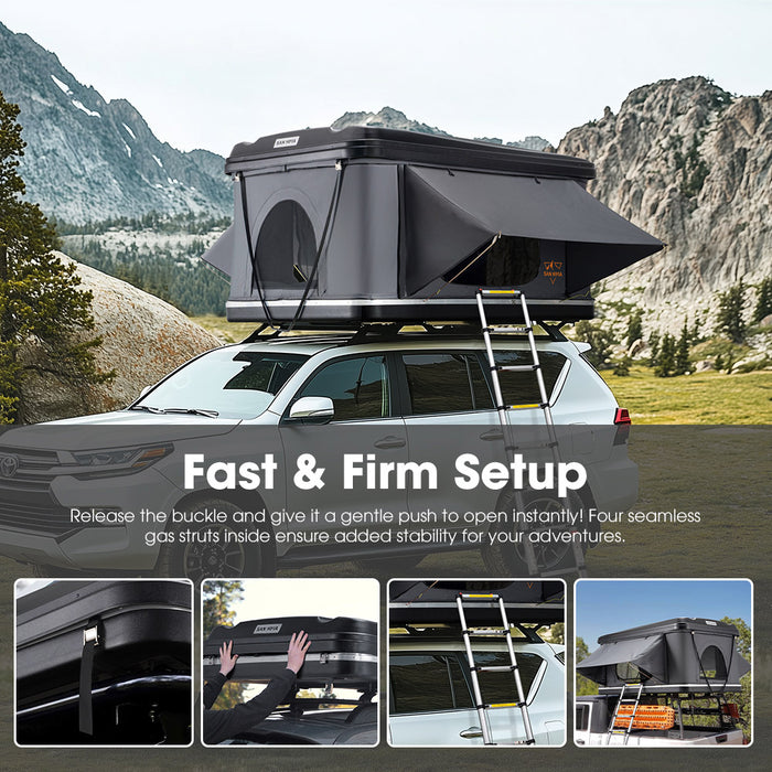 Jervis Loft Rooftop Tent Pop Up Hardshell With Ladder Waterproof 4X4
