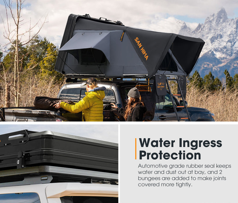 Jervis Pro Roof Top Tent Hardshell Side Opening With Ladder Camping 4Wd