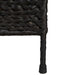 Room Divider 5 - panel Black 205x180 Cm Water Hyacinth