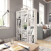 Room Divider/book Cabinet White 100x24x140 Cm Engineered