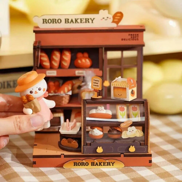 Roro Pretend Play Miniature House Kit for Girls Women