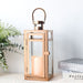 Rose Gold Candle Hanging Lantern for Indoor Outdoor Home