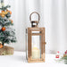 Rose Gold Candle Hanging Lantern for Indoor Outdoor Home