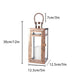Rose Gold Candle Hanging Lantern for Indoor Outdoor Home