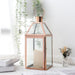 Rose Gold Stainless Steel Candle Holder Lanterns