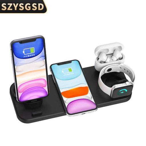 Rotatable & Folable Design 10w Qi 3 In 1 Wireless Charger