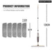 Rotating Spray Mop with Reusable Microfiber Pads for Floor