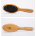 Round Comb with Bamboo Wood Handle for Pets