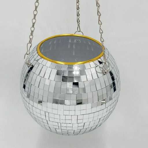 Round Disco Ball Hanging Planter For Succulents