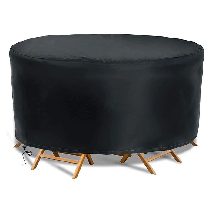 Round Table Outdoor Garden Furniture Rain Cover Waterproof
