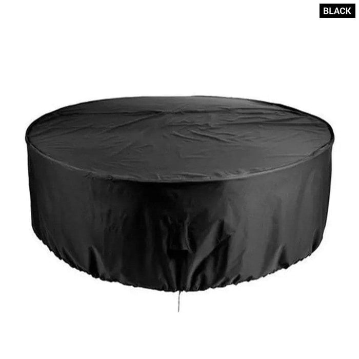 Round Table Outdoor Garden Furniture Rain Cover Waterproof