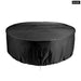 Round Table Outdoor Garden Furniture Rain Cover Waterproof
